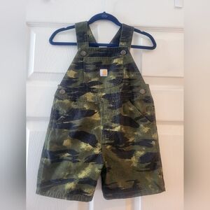 4T Boys Carhartt Shorts Overalls